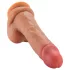 FeelSkin - ultrarealistisk dildo med baller - natur (18,5 cm)