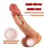 FeelSkin - ultrarealistisk dildo med baller - natur (18,5 cm)