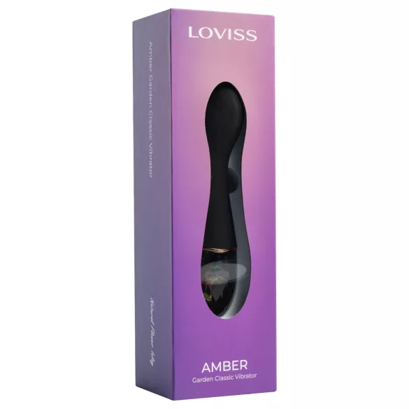 LOVISS Flower - G-punktvibrator (svart)