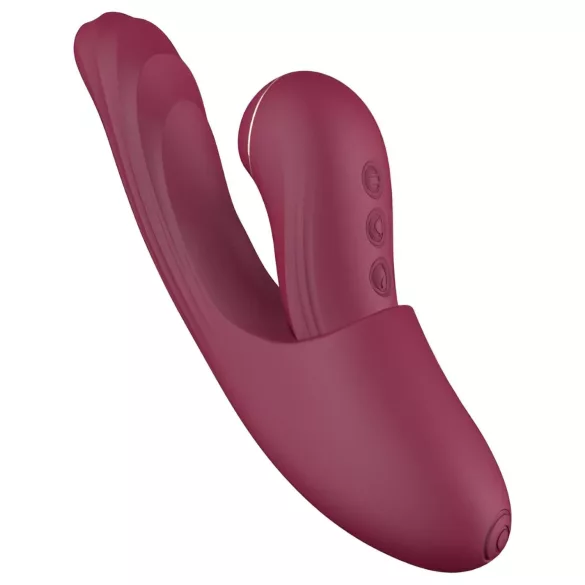 Vibeconnect - 2-i-1 G-punkt- og klitorisvibrator (rød)