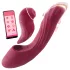 Vibeconnect - 2-i-1 G-punkt- og klitorisvibrator (rød)