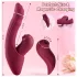 Vibeconnect - 2-i-1 G-punkt- og klitorisvibrator (rød)