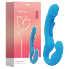   Honey Play Box Harmony Duo - smart festbar tungevibrator (blå)