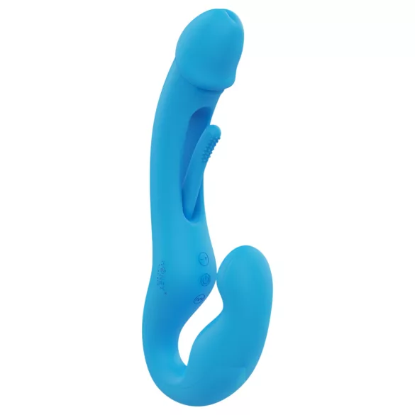 Honey Play Box Harmony Duo - smart festbar tungevibrator (blå)