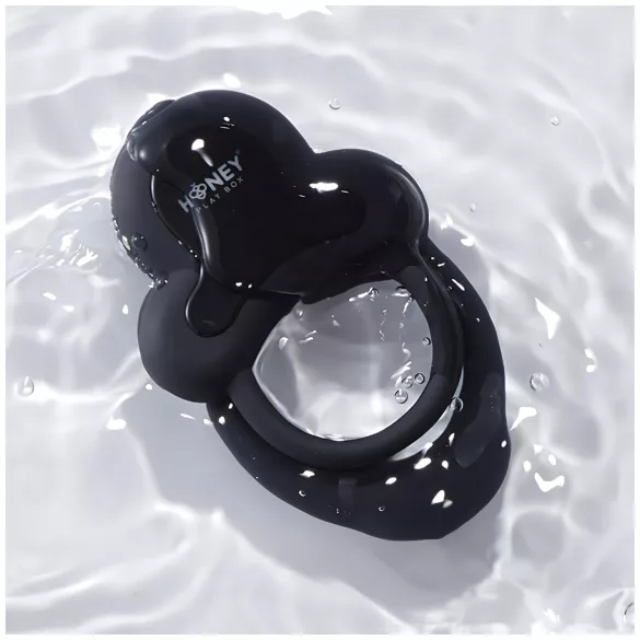 Honey Play Box Anello - app-styrt vibrerende penis- og pungring for menn (svart)