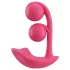 Honey Play Box Melody - appstyrt 2‑i‑1 vibrator med perler (rød)