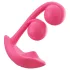 Honey Play Box Melody - appstyrt 2‑i‑1 vibrator med perler (rød)