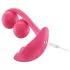 Honey Play Box Melody - appstyrt 2‑i‑1 vibrator med perler (rød)
