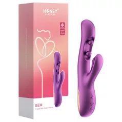   Honey Play Box Gem - App-styrt perlende G-punkt- og klitorisvibrator (lilla)