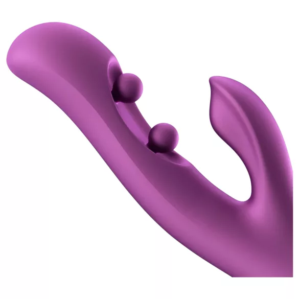 Honey Play Box Gem - App-styrt perlende G-punkt- og klitorisvibrator (lilla)
