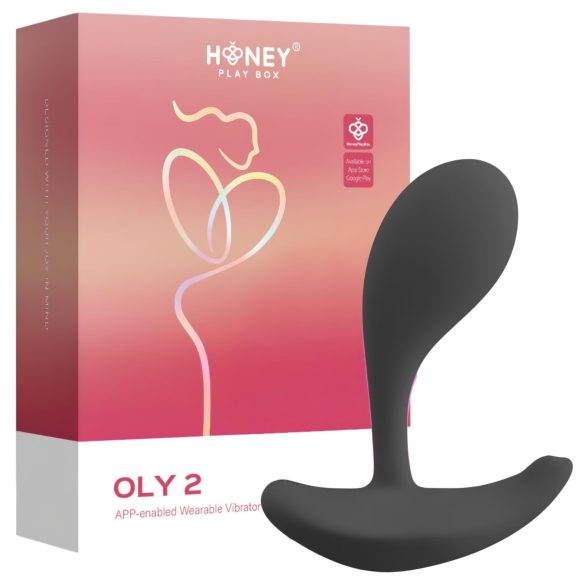 Honey Play Box Oly 2 - smart G-punkt og klitoris-stimulator (svart)