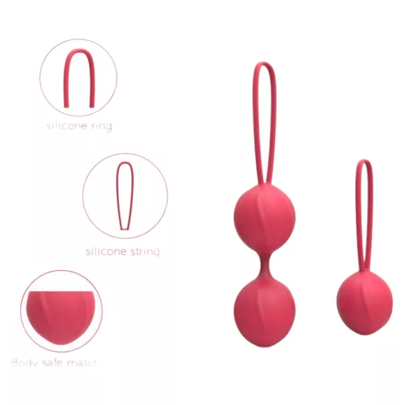 Cotoxo Cherry - 2-delt geishakulesett (rød)