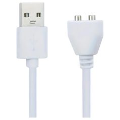 Lovense magnetisk USB-ladekabel (hvit)