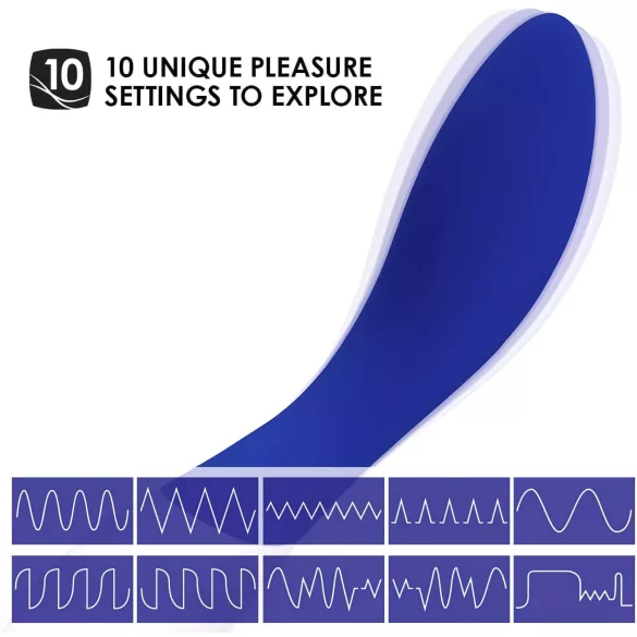 LELO Mona Wave - vanntett G-punktvibrator (blå)