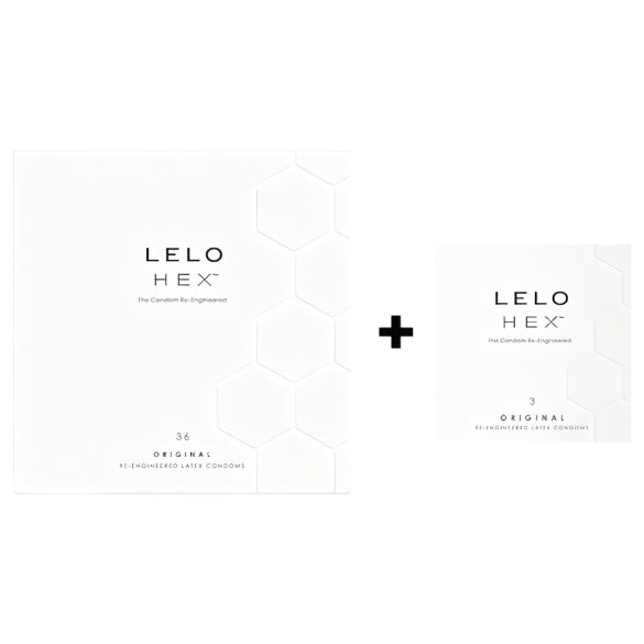 LELO Hex Original - Luksus Kondomer Pakke (36+3 stk)