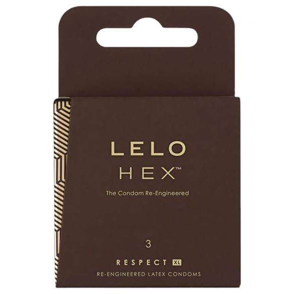 LELO Hex Respect XL - luksus kondomer (3 stk)