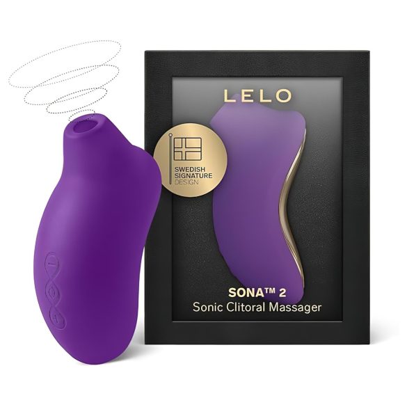 LELO Sona 2 - lydbølgestimulator for klitoris (lilla)