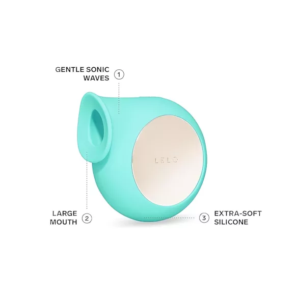 LELO Sila - vanntett, lydløs klitorisvibrator (turkis)