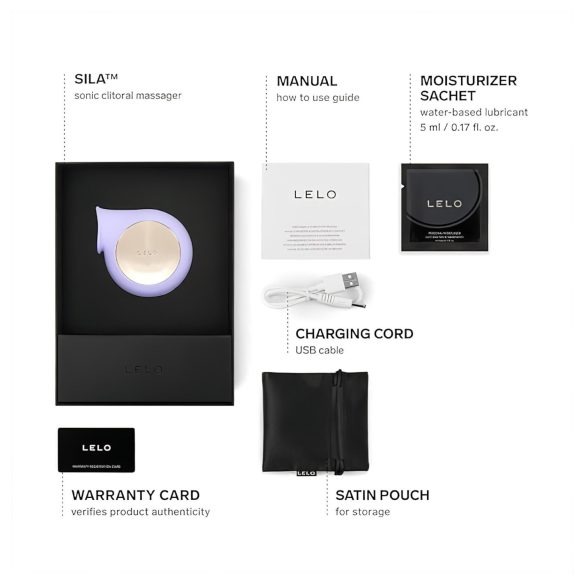 LELO Sila - vanntett, lydvibrerende klitorisvibrator (lilla)