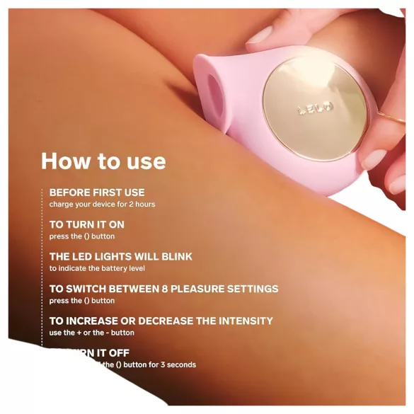 LELO Sila - vanntett, lydbølge-klitorisvibrator (rosa)