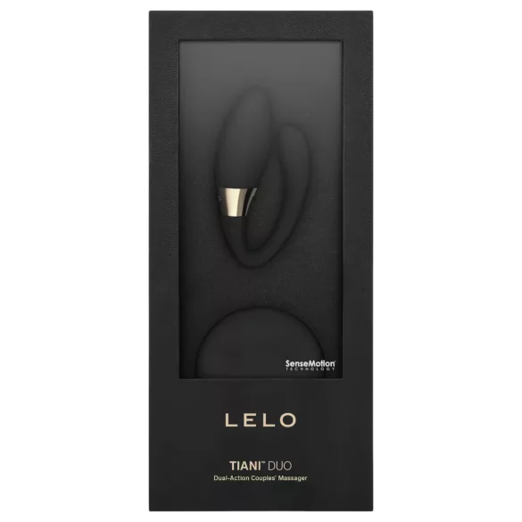LELO Tiani Duo - silikon parvibrator (svart)
