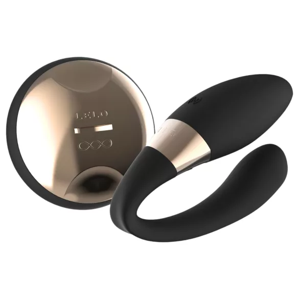 LELO Tiani Duo - silikon parvibrator (svart)