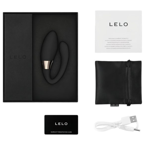 LELO Tiani Harmony - oppladbar, smart parvibrator (svart)