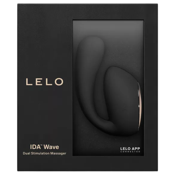 LELO Ida Wave - smart vibrerende og roterende massasjestav (svart)