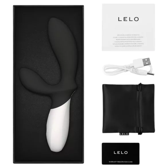 LELO Loki Wave 2 - oppladbar, vanntett prostata vibrator (svart)