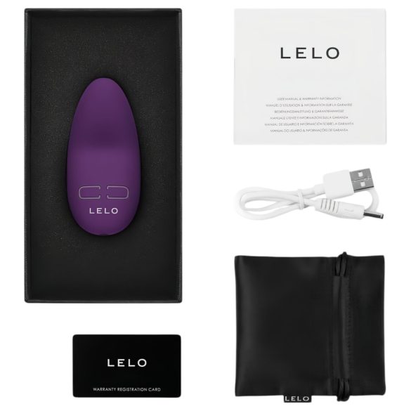LELO Lily 3 - oppladbar, vanntett klitorisvibrator (mørk lilla)