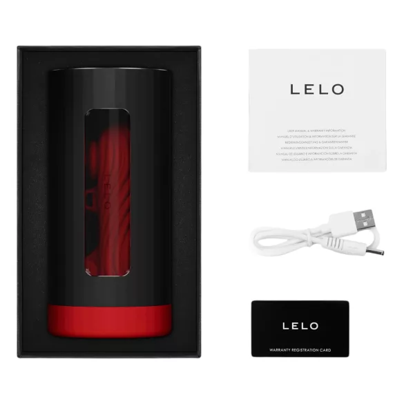 LELO F1s V3 XL - interaktiv masturbator (rød)