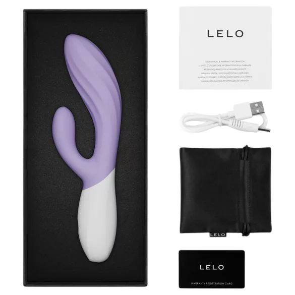 LELO INA Twist - appstyrt G-punktvibrator med klitorisstimulator (lilla)