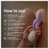 LELO INA Twist - appstyrt G-punktvibrator med klitorisstimulator (lilla)