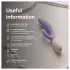 LELO INA Twist - appstyrt G-punktvibrator med klitorisstimulator (lilla)