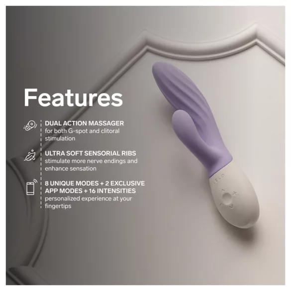 LELO INA Twist - appstyrt G-punktvibrator med klitorisstimulator (lilla)