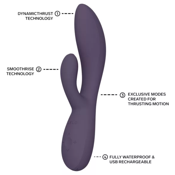 LELO - INA Thrust støtende rabbitvibrator (lilla)