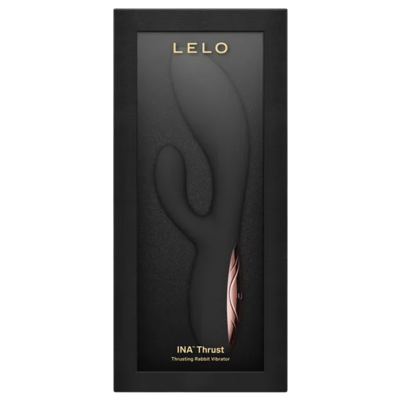 LELO - INA Thrust støtende rabbitvibrator (svart)