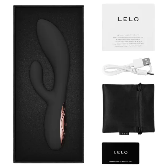 LELO - INA Thrust støtende rabbitvibrator (svart)