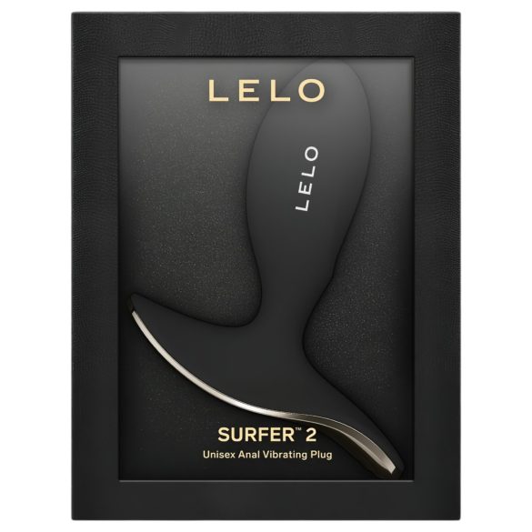 LELO Surfer - smart vibrerende analplugg (svart)