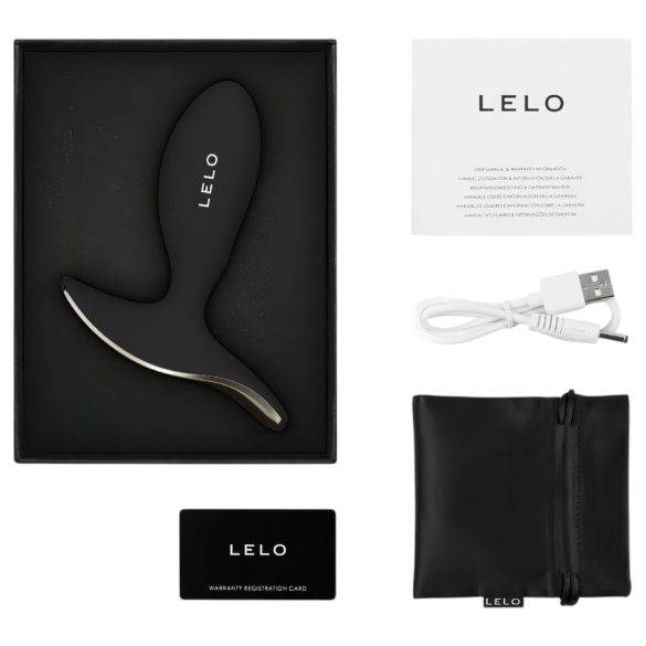 LELO Surfer - smart vibrerende analplugg (svart)