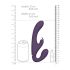 Vive Suki - festbar vibrator uten stropper (lilla)