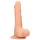 RealRock Dong 7 - naturtro dildo med testikler (17 cm) - naturlig