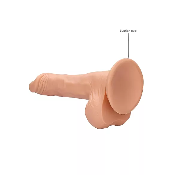 RealRock 20cm Naturtro Dildo med Pung