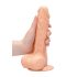 RealRock 20cm Naturtro Dildo med Pung