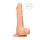 RealRock 10" - naturtro dildo med testikler (25 cm) - naturfarge