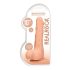 RealRock 10" - naturtro dildo med testikler (25 cm) - naturfarge