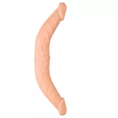 RealRock Dobbel Dildo 14" - naturlig (36 cm)