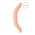 RealRock Dobbel Dildo 14" - naturlig (36 cm)