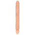 RealRock Dobbel Dildo 14" - naturlig (36 cm)