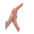 RealRock Dobbel Dildo 14" - naturlig (36 cm)